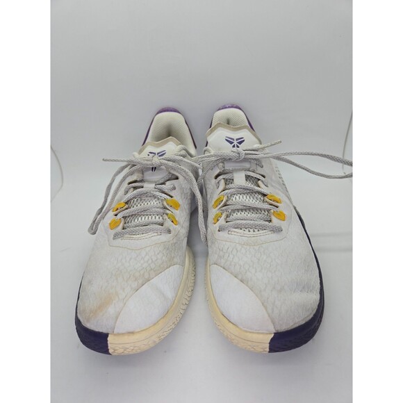 Nike Kobe Mamba Fury Lakers Home Basketball Shoes Men\'s 5 White Purple Sneakers main image 5